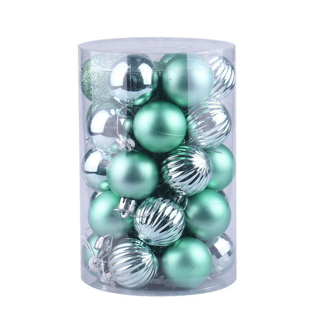 34pcs Christmas Ball Ornaments Set 4cm – Shatterproof Xmas Tree Decorations