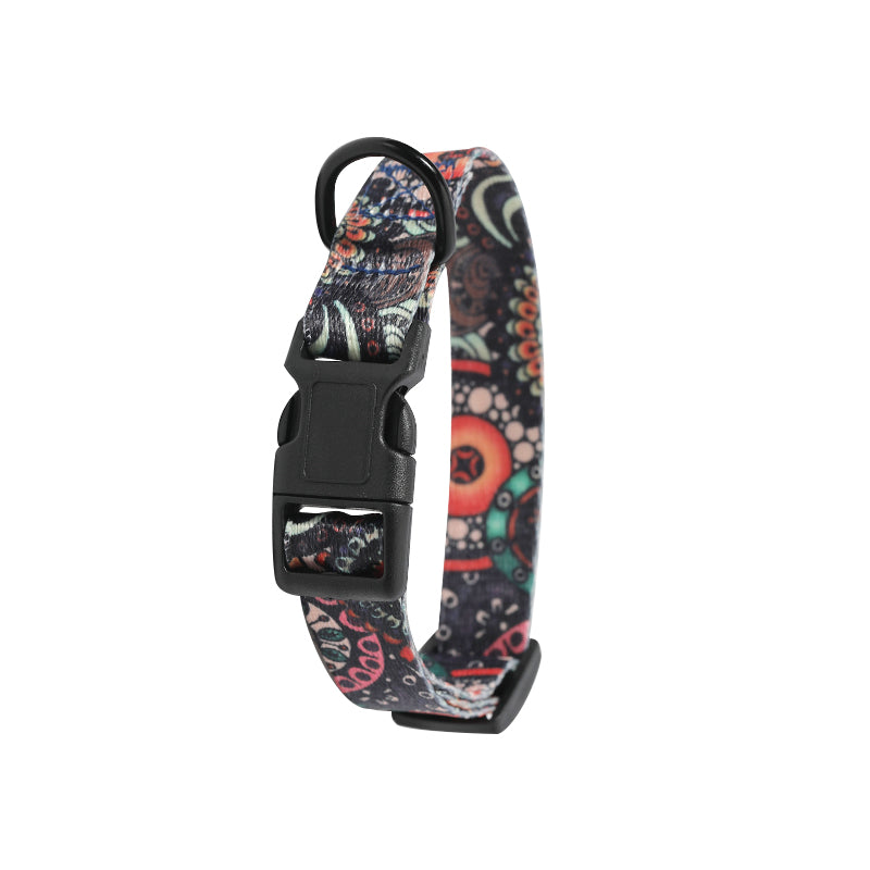 Heavy Duty Dog Collar and Leash Set Pet Walking Control Training Collar Lead