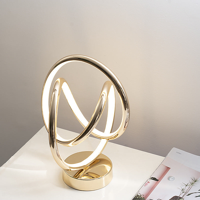 Nordic Style Bedside Table Lamp – Warm Ambient Night Light for Cozy Bedroom Vibes