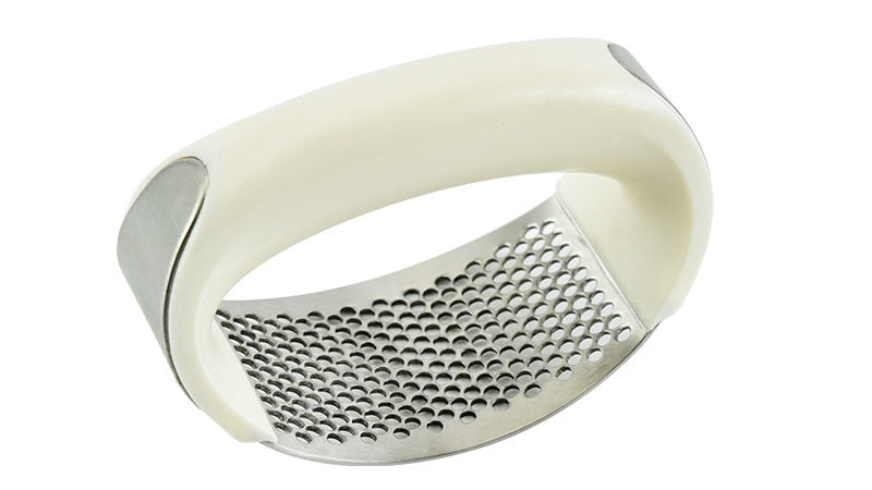 Professional Garlic Press – Stainless Steel Garlic Crusher Kitchen Tool