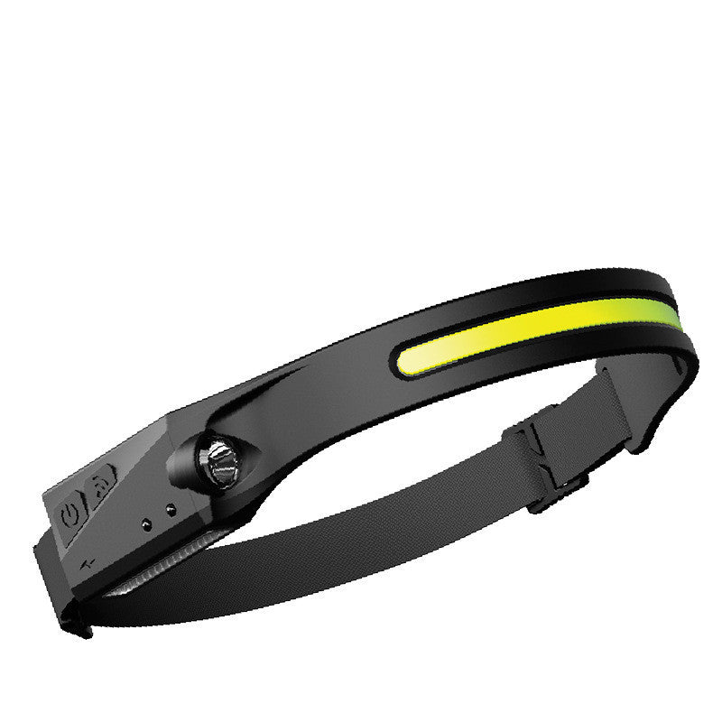Waterproof COB LED Headlight Flashlight – USB Rechargeable Hands-Free Camping & Hunting Lamp