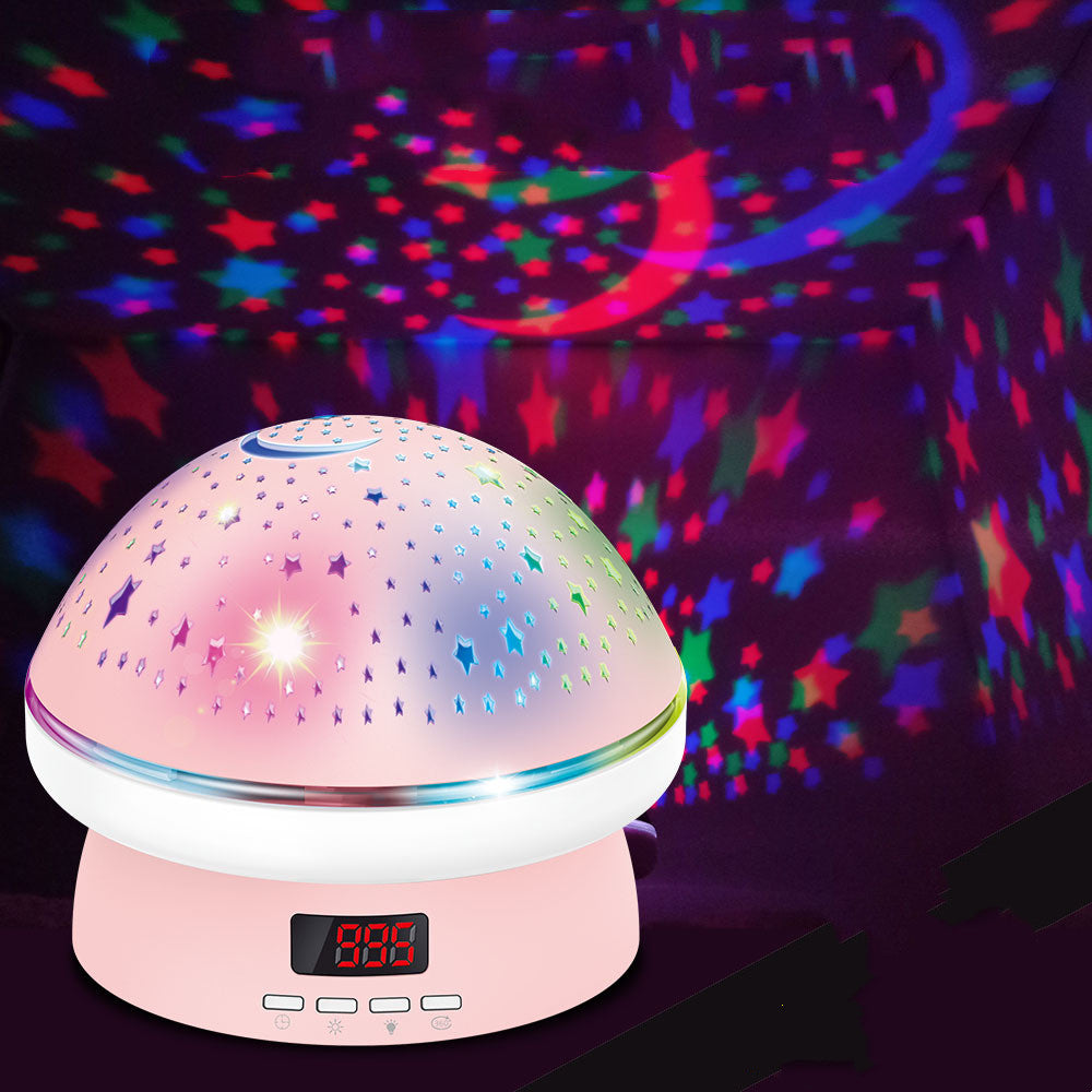 Mushroom Starry Sky Light – LED Galaxy Projector for Bedroom