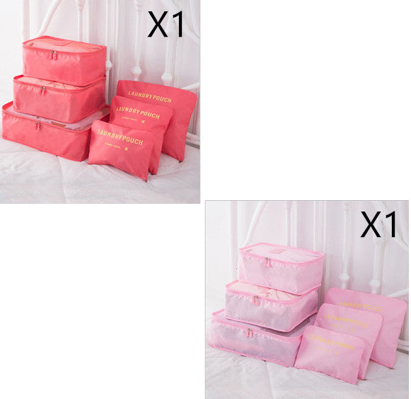 Travel Clothes Organizer Bags Set – 6PCS Packing Cubes for Luggage & Efficient Packing System
