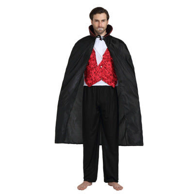 Vampire Halloween Costume – Men’s Gothic Cloak