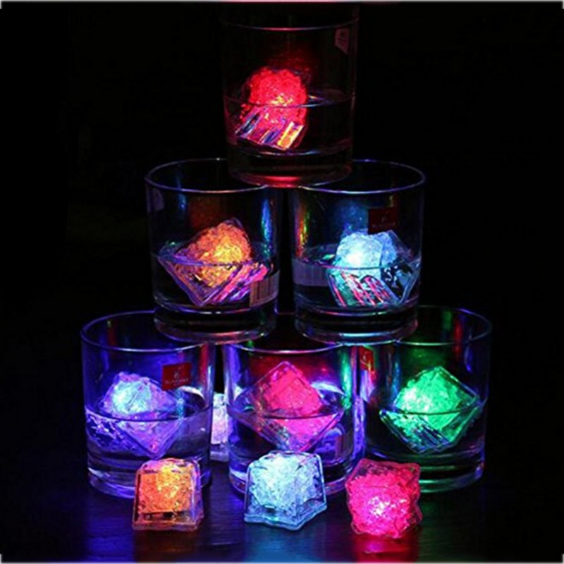 Colorful LED Ice Cube Light – Glow Party Drink Lights for Bar, Events & Home Decor