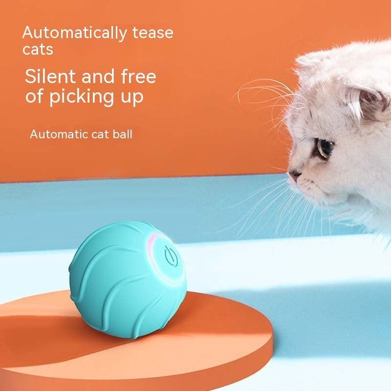 Self Rolling Cat Toy Ball – Automatic Interactive Toy for Kittens & Cats