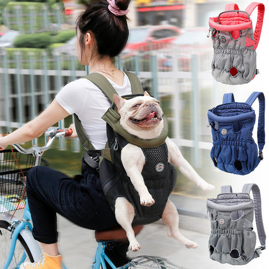 Outdoor Pet Backpack – Hands-Free Travel Bag for Small Dogs & Cats