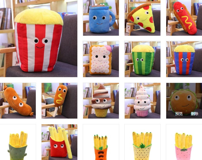 Oversized Plush Pillow – Giant Comfort Food Cushion for Kids, Adults & Parties