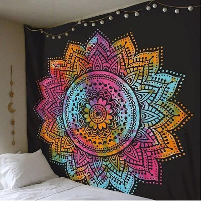 Boho Beach Blanket Tapestry – Wall Hanging Decor for Bedroom, Dorm & Living Room
