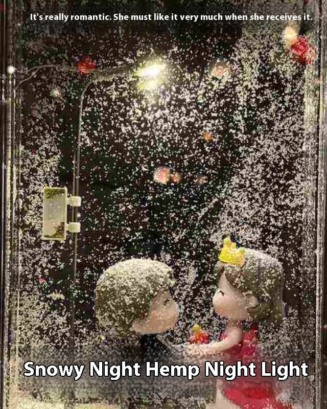 Magic Snowy Landscape Night Light – DIY Christmas Desktop Decor
