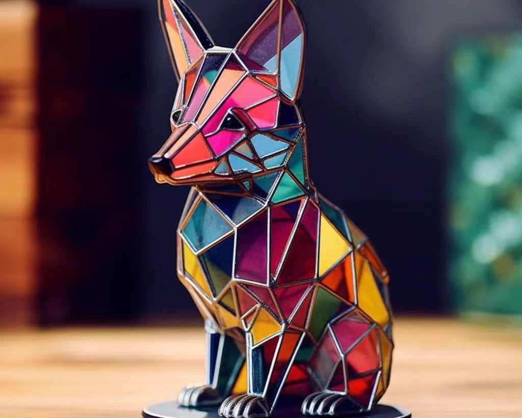 Artistic Animal Metal Decor – Wildlife Table Ornament for Stylish Interiors