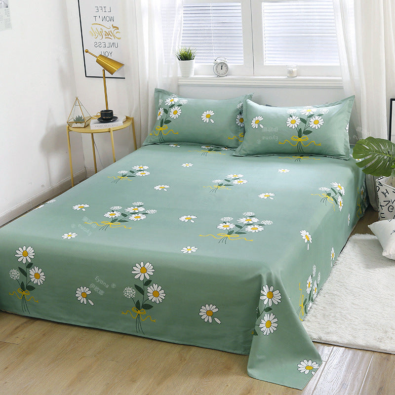Soft Cartoon Bed Sheets – Single Piece Bedding for Kids, Teens & Dorm Rooms