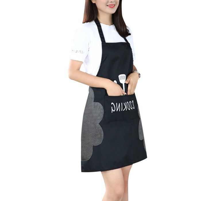 Waterproof Kitchen Apron for Cooking – Adjustable Chef Apron