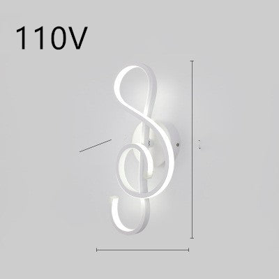 Nordic LED Wall Lamp – Minimalist Bedside Light