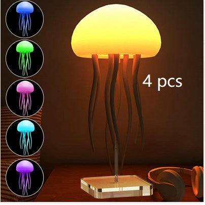 Smart Jellyfish LED Lamp – Night Light, Desk & Bedside Ambient Decor