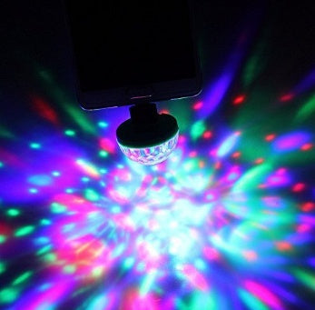 USB Disco Ball Light – LED Party Projector for DJ, & Home Decor