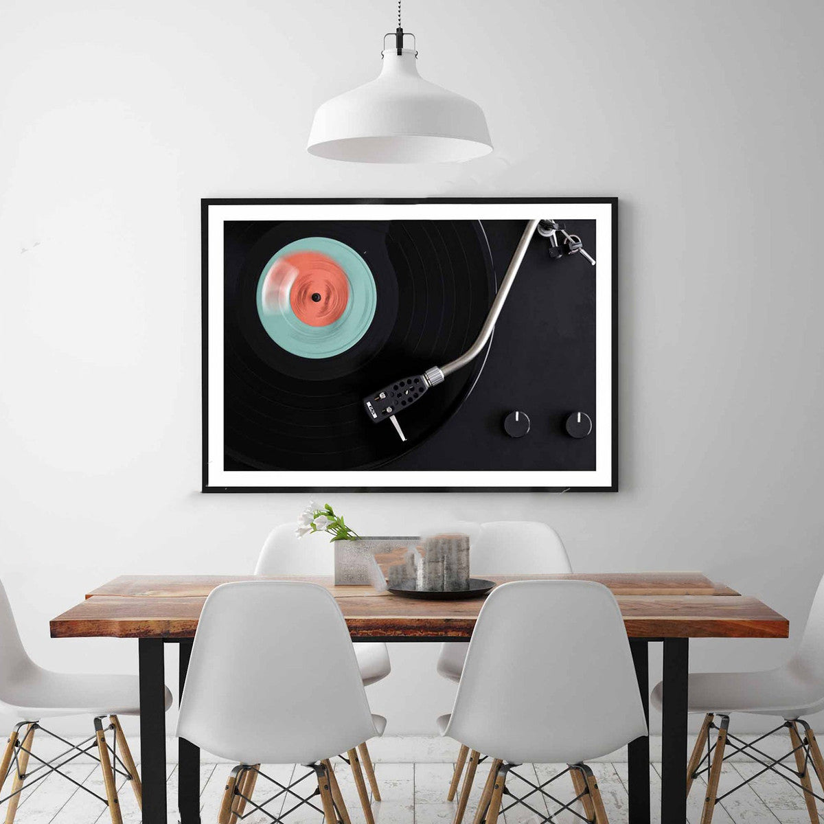 Aesthetic Music Wall Art Print – Vinyl Record Inspired Decor for Bedroom & Living Room