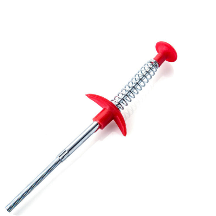 Household 60CM Drain Unclogger – Kitchen Sink Hair Catcher & Sewer Cleaning Rod Tool