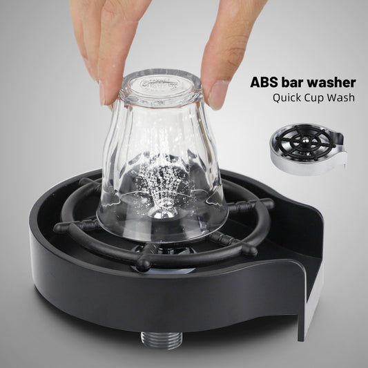 High-Pressure Bar Counter Cup Washer Sink Attachment