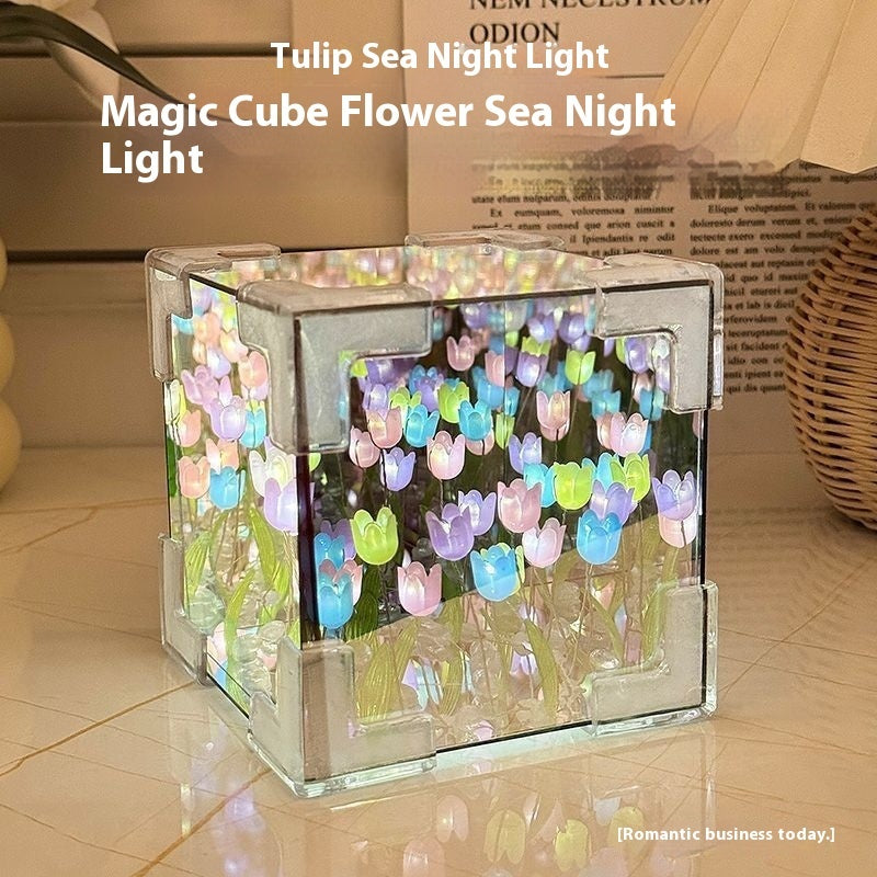 Handmade Tulip Lamp for Love, Relaxation, and Ambience