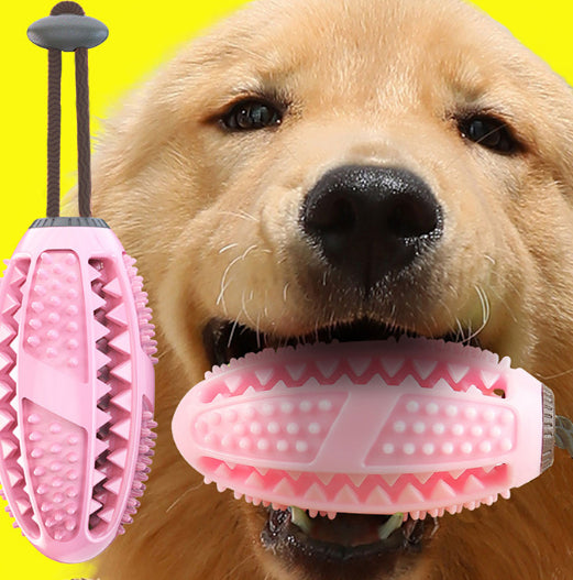 Interactive Dog Tug Toy with Suction Cup – Teeth Cleaning Chew Ball for Aggressive Chewers