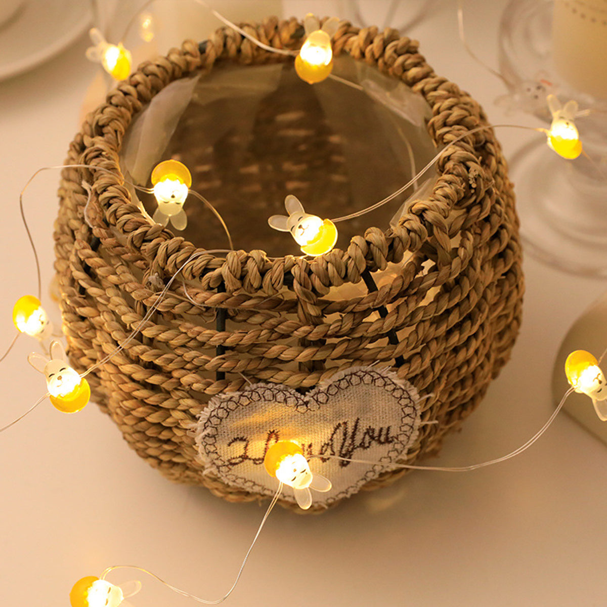 Easter Bunny Fairy Lights LED – Decorative String Lights for Home, Party & Gifts