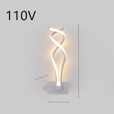 Nordic LED Wall Lamp – Minimalist Bedside Light