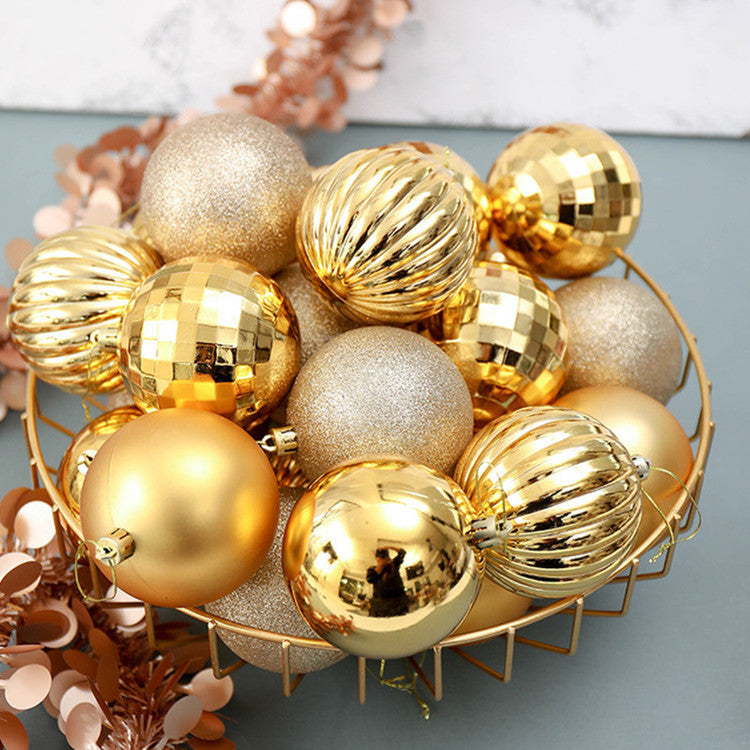 34pcs Christmas Ball Ornaments Set 4cm – Shatterproof Xmas Tree Decorations