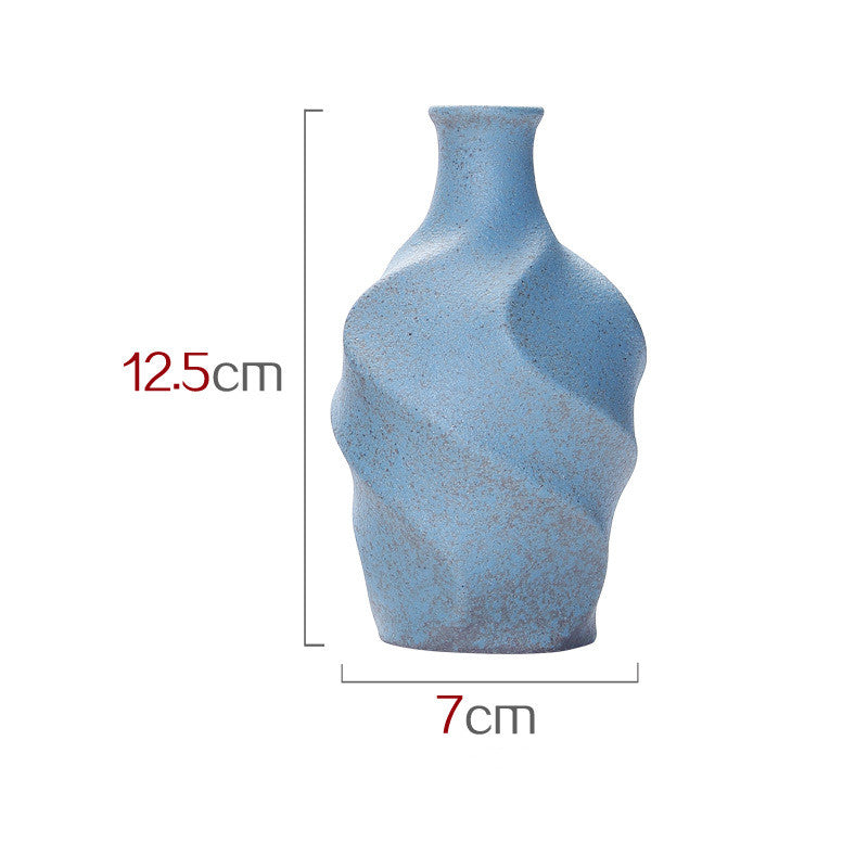 Modern Ceramic Vase for Dried Flowers – Minimalist Home Decor Living Room Table Vase
