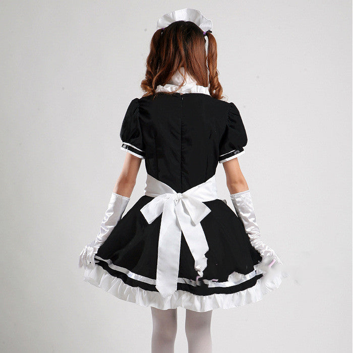 Anime Maid Cosplay Costume – Black & White Sexy Outfit for Halloween & Parties
