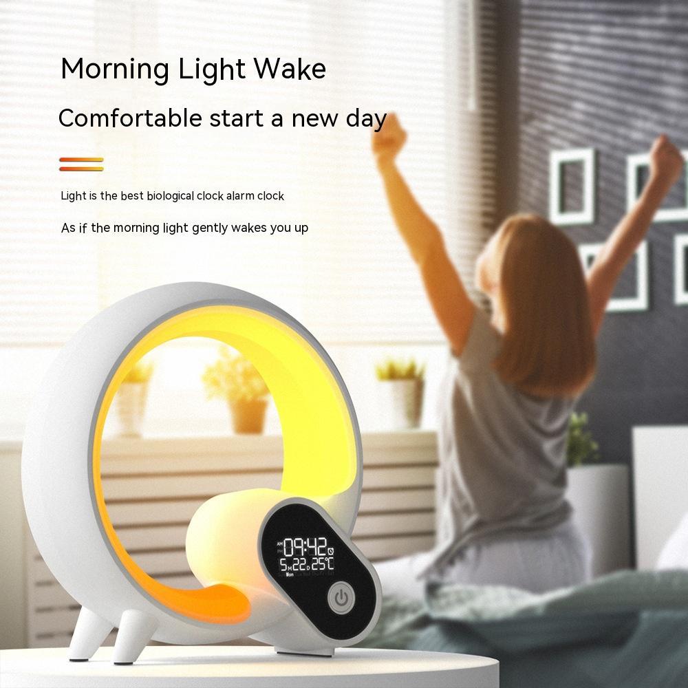 Mood-Boosting Alarm Clock with Sound and Glow