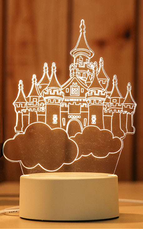 Creative Bedroom Night Light LED – Bedside Lamp for Relaxing Sleep & Home Decor