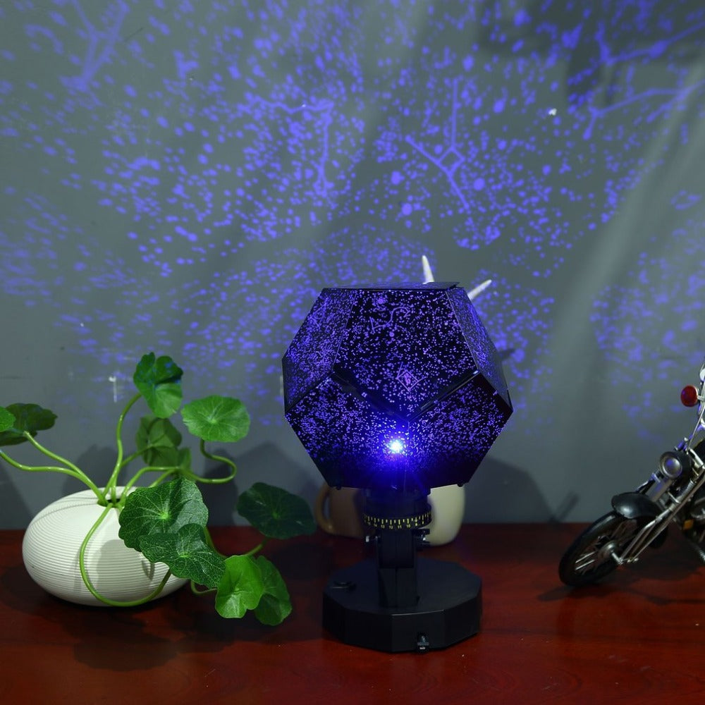 Romantic Star Projector Lamp – LED Galaxy Night Light for Bedroom & Relaxing Ambience