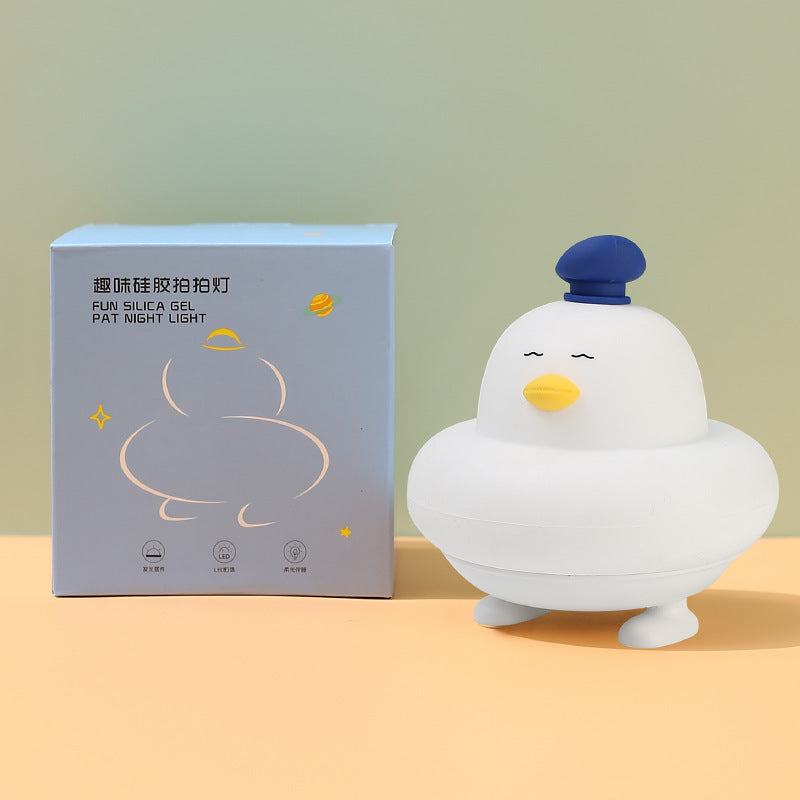 Decorative LED Silicone Night Lamp Rechargeable Soft Glow Kids Sleep & Bedroom Light