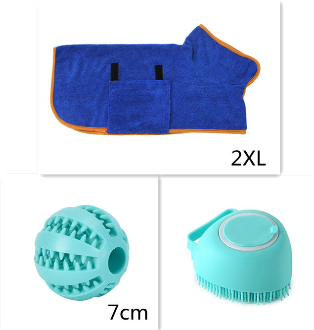 Silicone Dog Bath Gloves – Pet Grooming Brush & Massager for Cats & Dogs