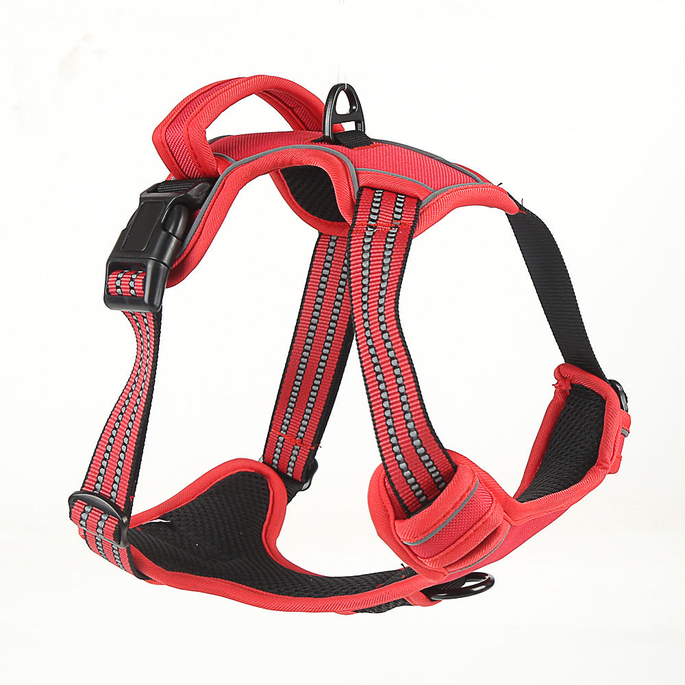 No Pull Dog Harness – Breathable Reflective Vest for Safe Walking & Training