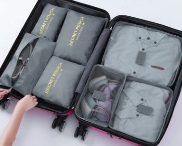Travel Packing Cubes Set – Waterproof Nylon Organizer Bag for Trips