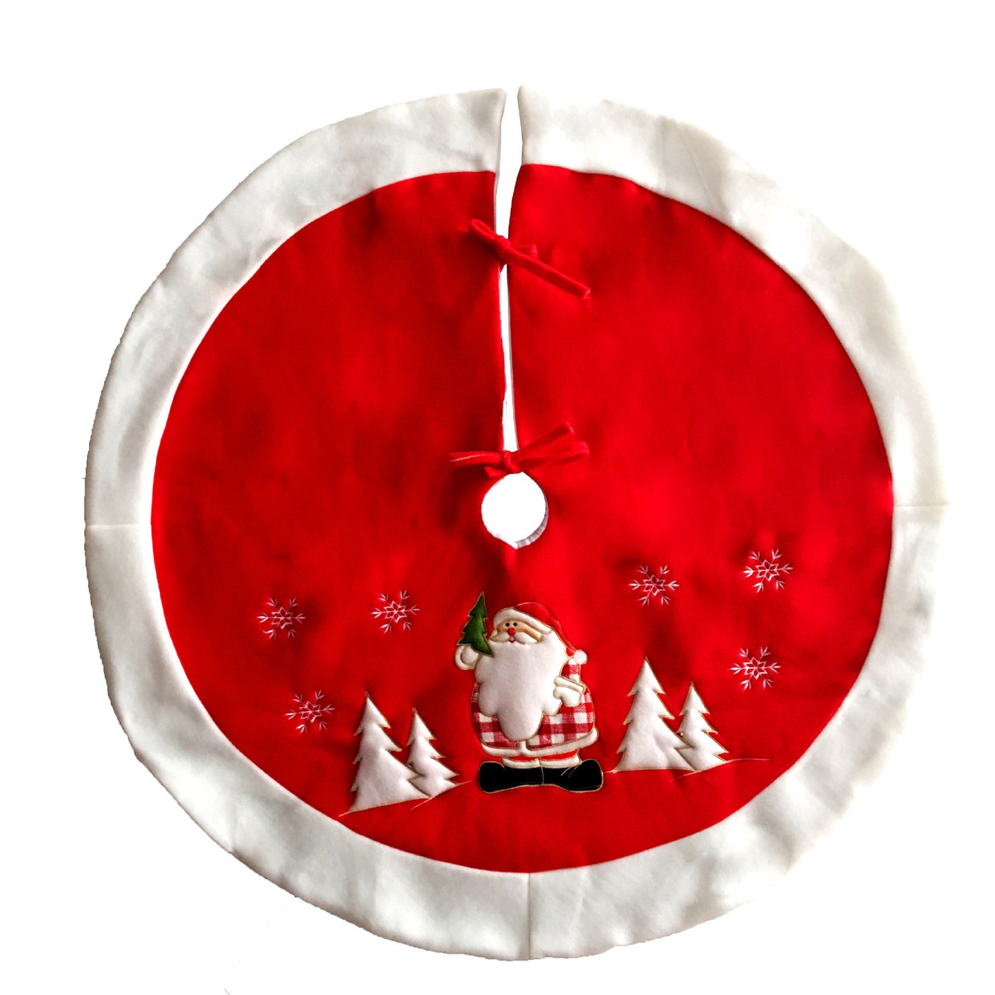 Festive Christmas Tree Skirt Decor – Holiday Tree Base Cover for Xmas Home Decoration