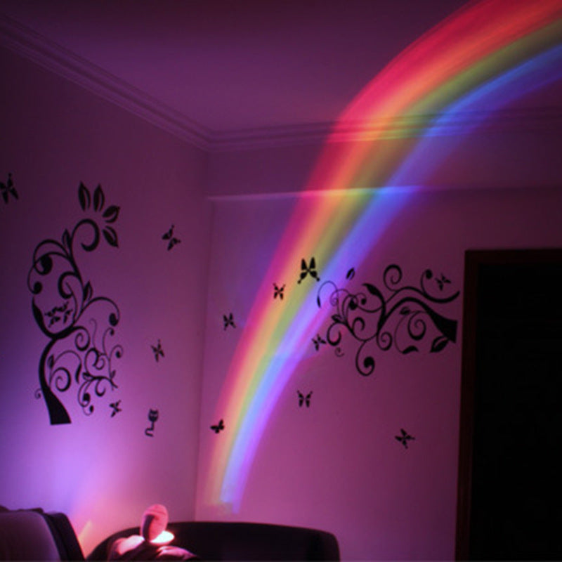 Rainbow Projection Lamp – LED Night Light Projector