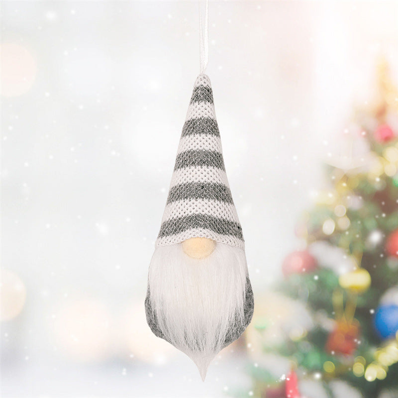 Christmas Hanging Knitted Ornament – Small Festive Pendant