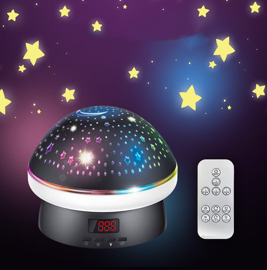 Mushroom Starry Sky Light – LED Galaxy Projector for Bedroom