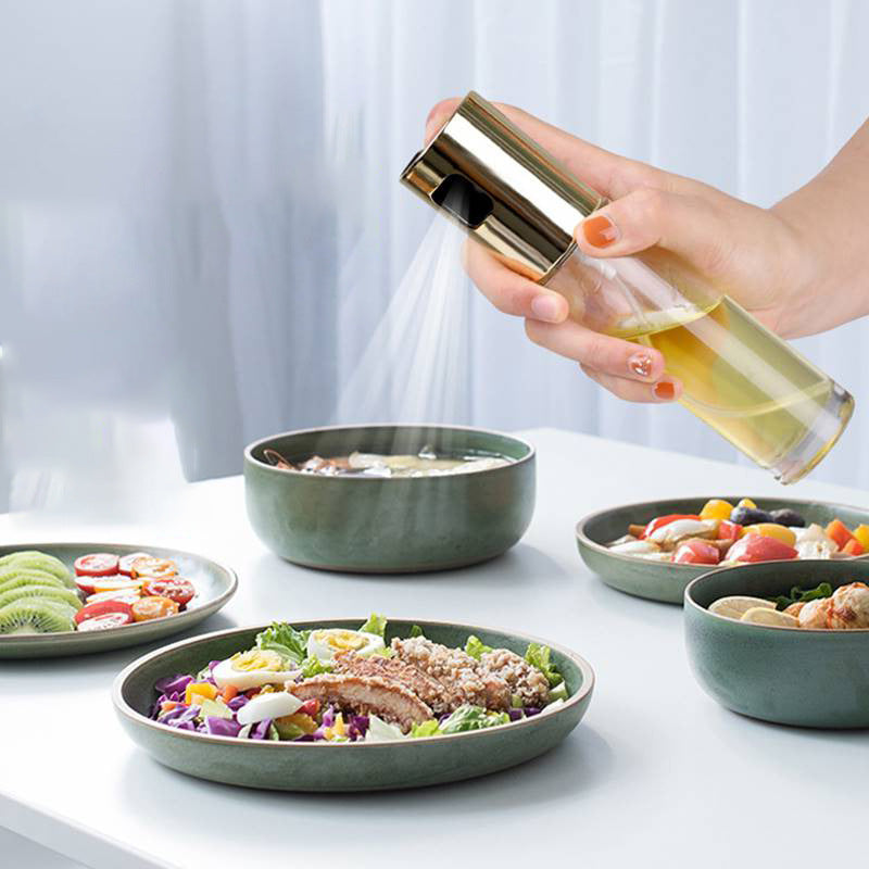 Oil Spray Bottle – Healthy Cooking Oil Sprayer for Kitchen & BBQ