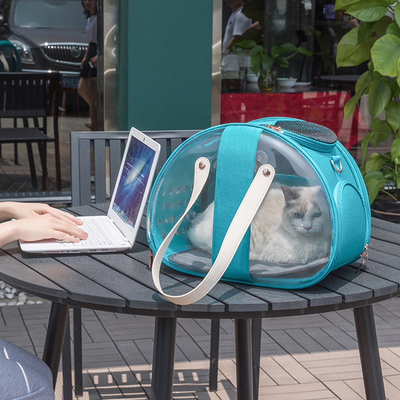 Clear View Pet Carrier Backpack – Stress-Free Travel Bag for Cats & Small Dogs