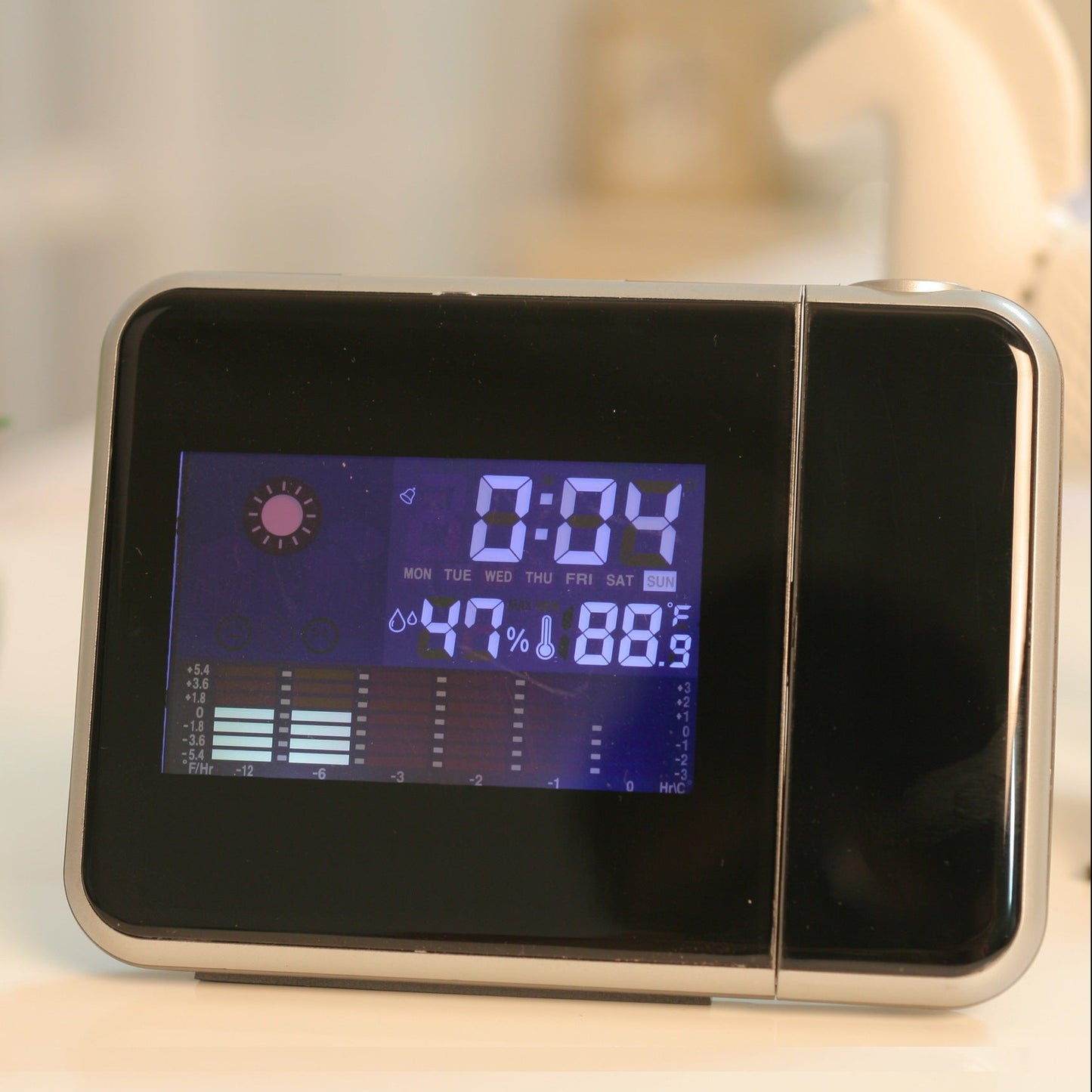 Modern LED Digital Clock Home Electronic Display – Minimalist Desk & Nightstand Time Decor