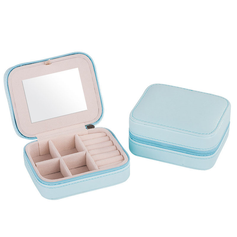 Travel Jewelry Case for Women – Mini Portable Organizer Box for Earrings, Rings & Accessories