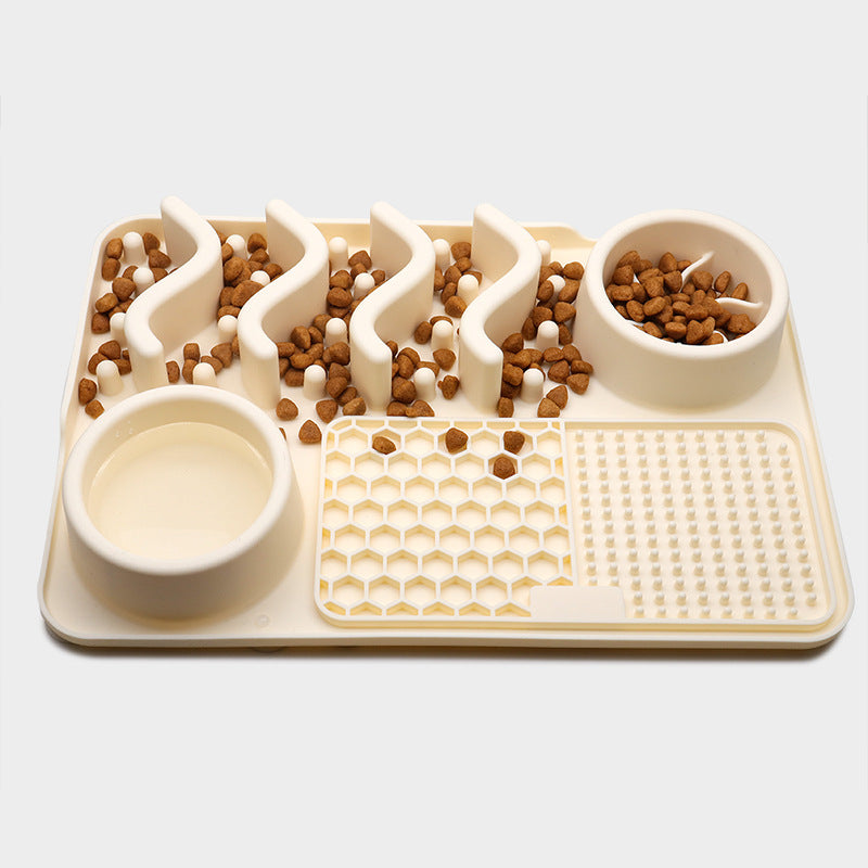 Non-Slip Dog Lick Mat – Calming Slow Feeder Pad for Anxiety