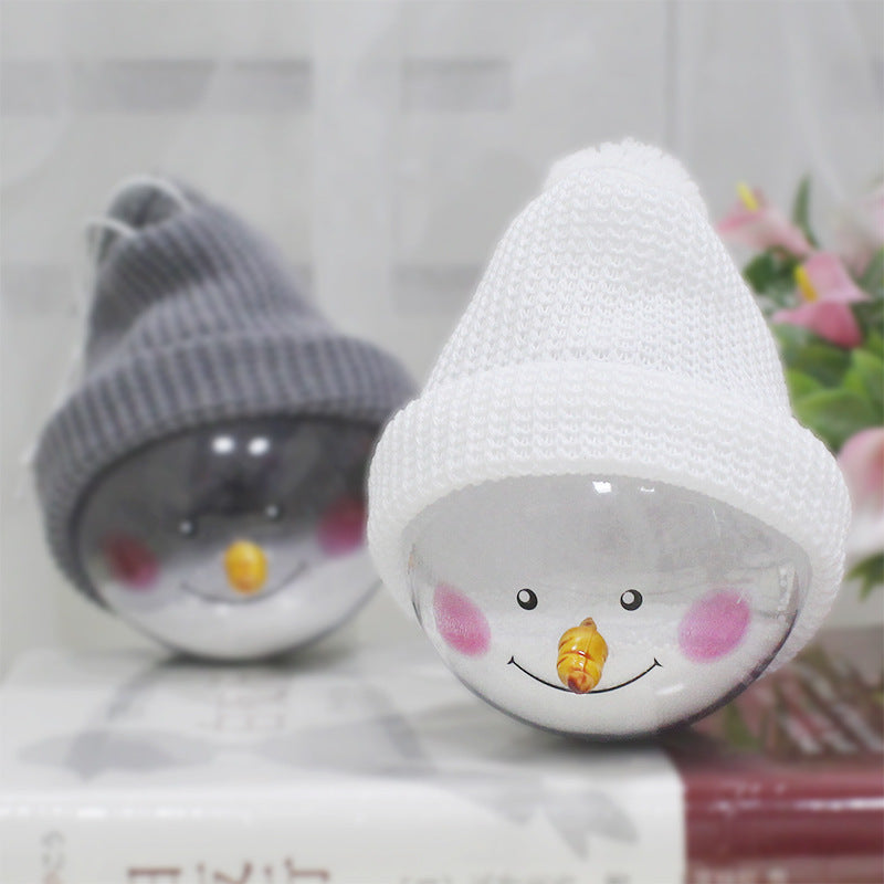Christmas Snowman Ball Decoration for Kids’ Trees