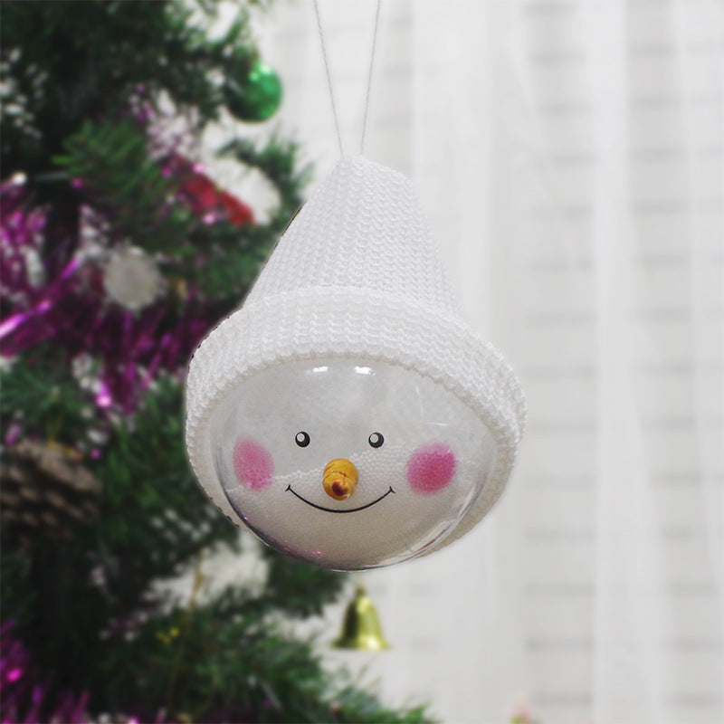 Christmas Snowman Ball Decoration for Kids’ Trees