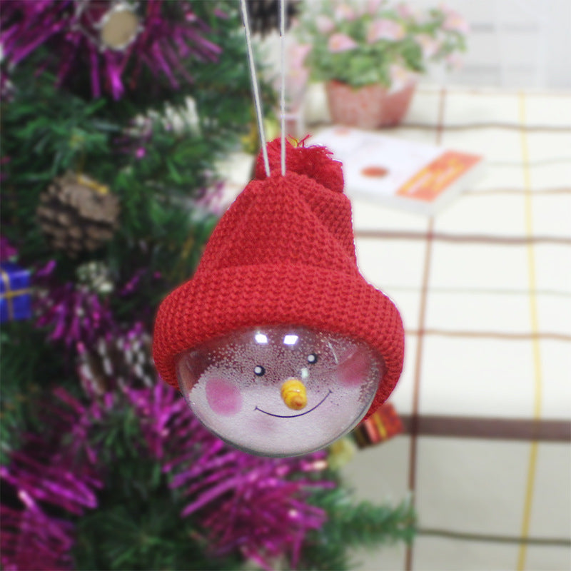 Christmas Snowman Ball Decoration for Kids’ Trees