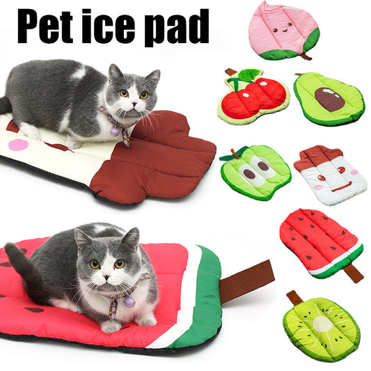 Pet Cooling Pad – Ice Silk Dog Mat, Summer Cat Rug, Washable Cooling Bed